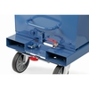 Sheet metal dump truck 4702 with DRAINAGE TAP - Solid rubber tyres,hubs with roller bearings
